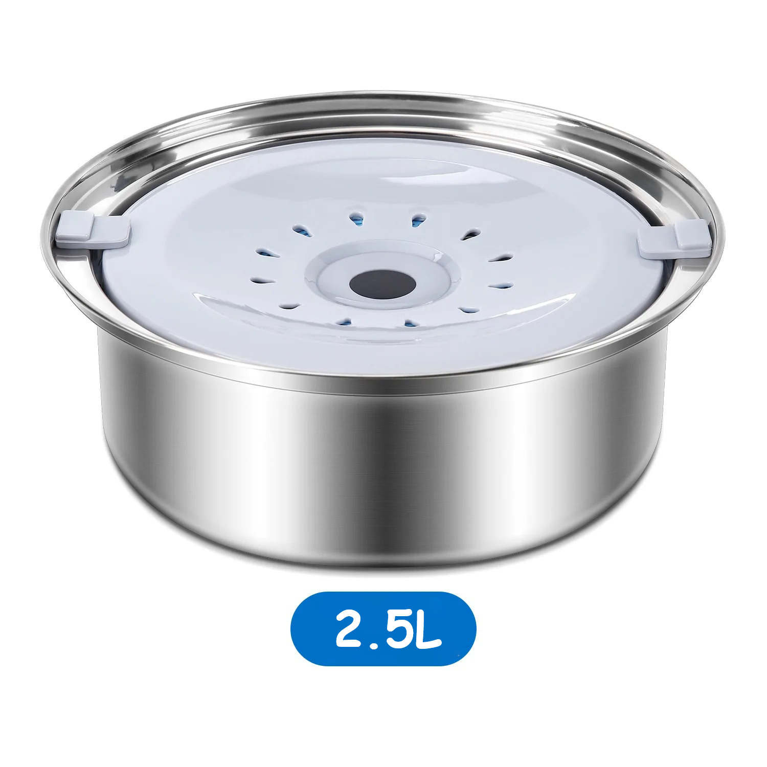 Miska stalowa antychlapiąca 2.5L