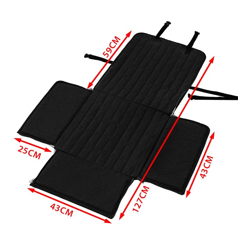 Mata dla psa na siedzenie do samochodu - składana