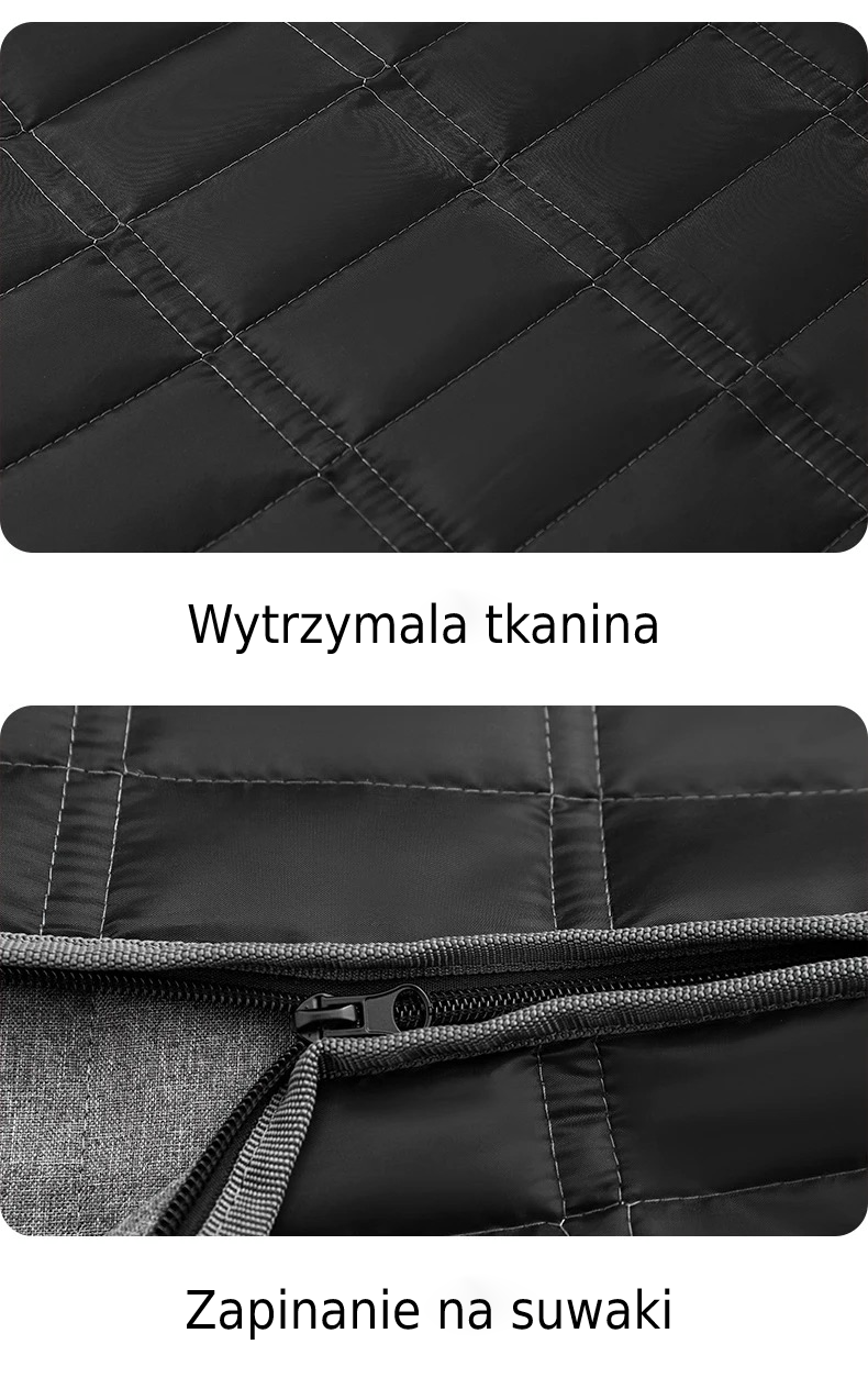 Mata dla psa na siedzenie do samochodu - składana