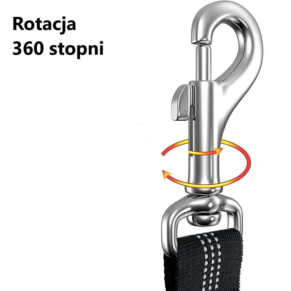 Smycz do samochodu dla psa - pas bezpieczeństwa