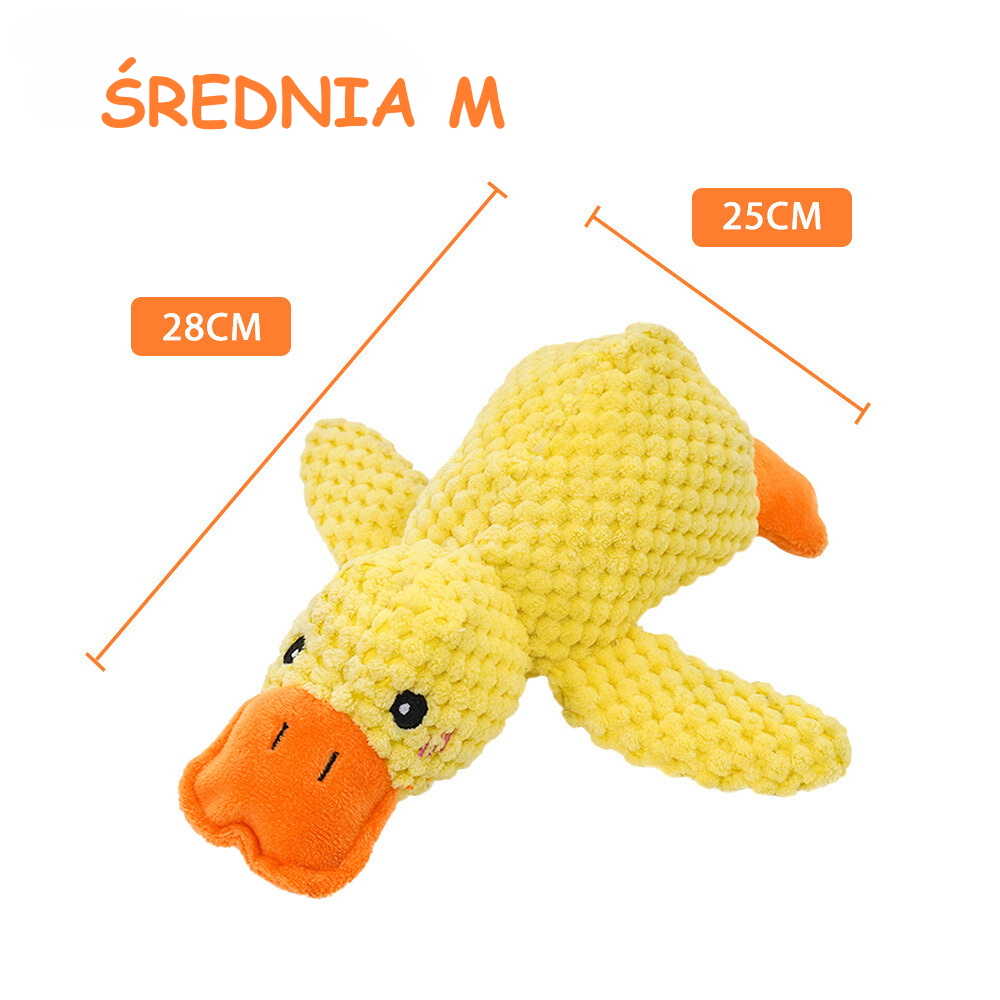 Kaczka Dziwaczka - piszcząca maskotka dla psa