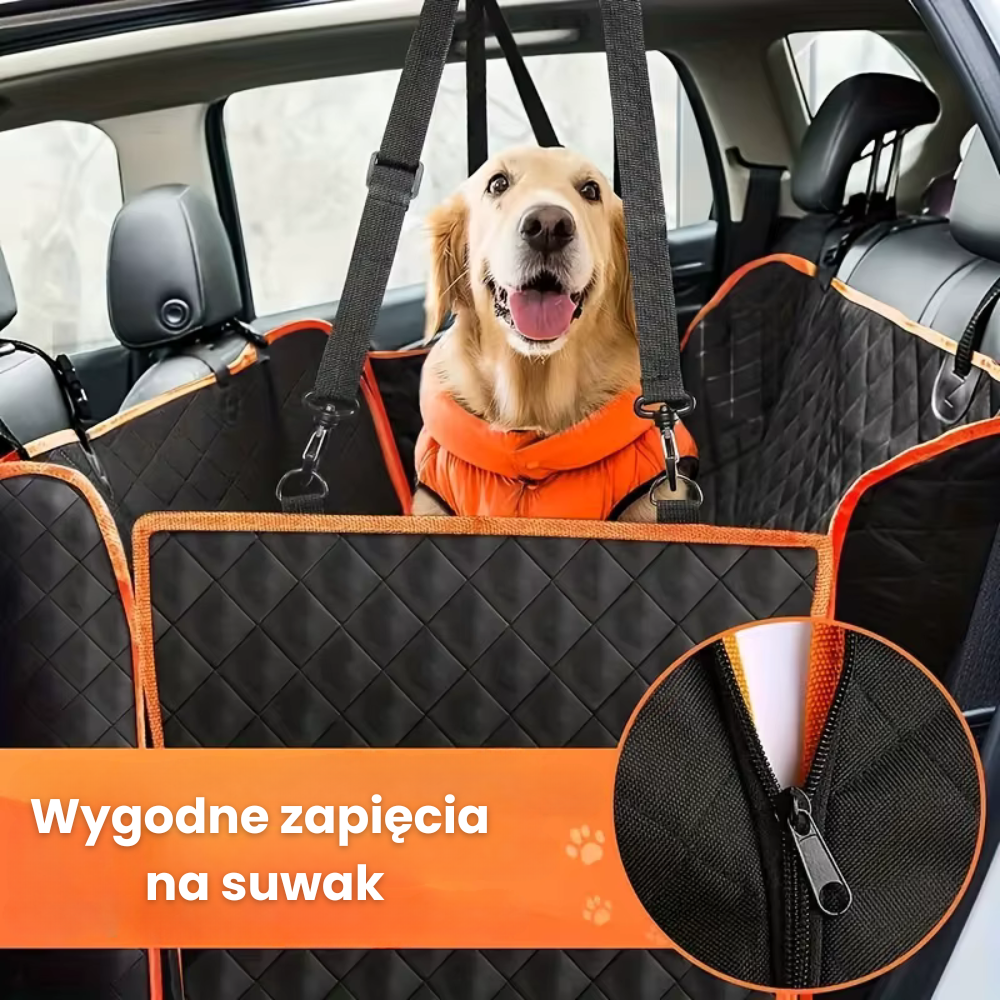 Mata dla psa na tylne siedzenie - wodoodporna tkanina